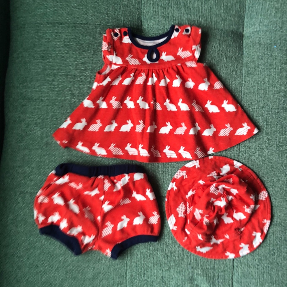 ❌DONATED❌Bunny Summer Outfit - 3M
